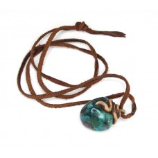 colier peruvian cu impozant anturaj de turcoaz crisocola